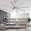 Ventilateur de plafond d'intérieur 64 pi à 8 pales avec pales et contreplaqué standard avec télécommande intégrée à DEL 64 po-2057550328-2057550330