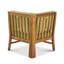 Fauteuil de coin Perla, vert