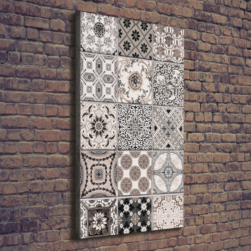 Ceramic Tiles - Wrapped Canvas Print