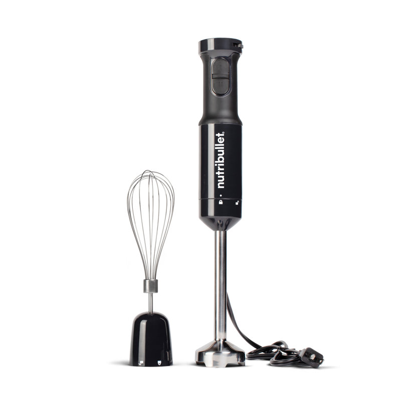Nutribullet Black Stainless Steel Variable Speed Hand Blender