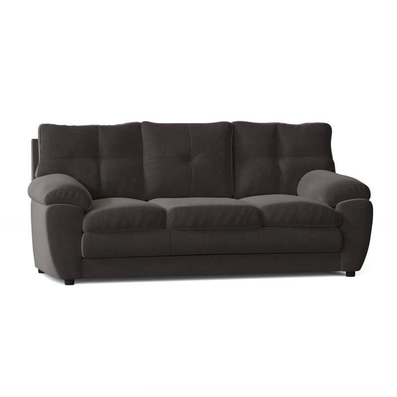 Kenn Upholstered 84'' Sofa, Oscar Gunmetal