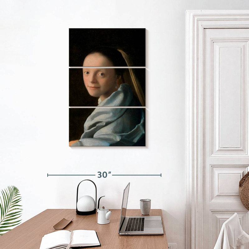 Étude Leisha d'une jeune femme 1665-1667, H 32 po x l 20 po