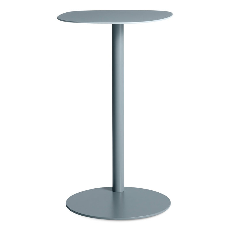 Swole Single End Table, 25" H x 20" W x 15" D, Gray Blue