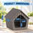  22.81" H Resin Pet House – Combines Cozy Shelter with Litter Box Enclosure-756065182