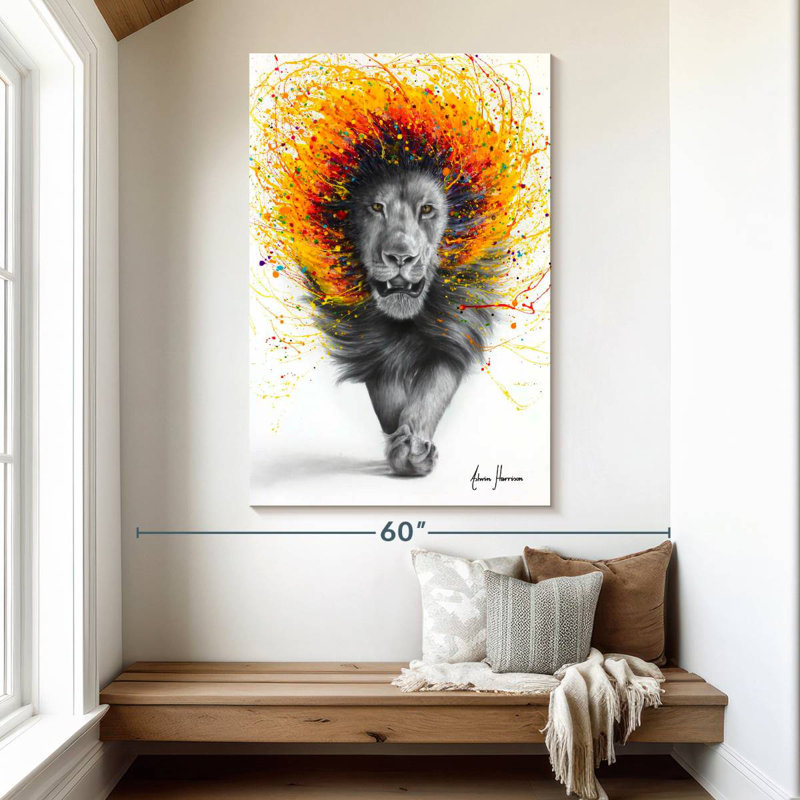 Brampt Luxor Lion, 51" H x 34" W