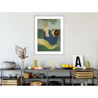«Under the Horse» par Mary Cassatt - Impression sur toile
