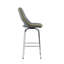 Bacarri Swivel Upholstered Counter Stool with Metal Frame-2096985575
