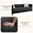 Egidia 83.07'' Velvet Sofa-596081209