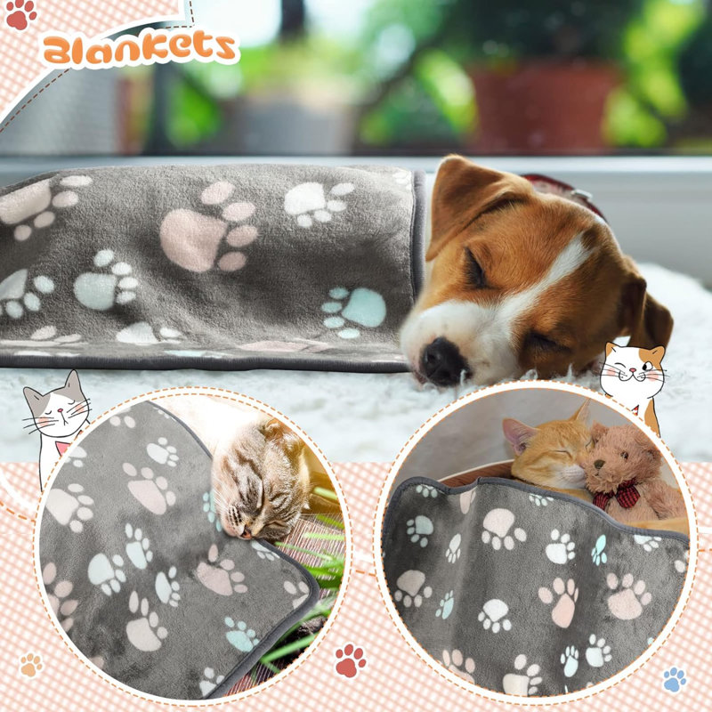Velours imprimé animal, Gris, L 30 po x l 20,5 po