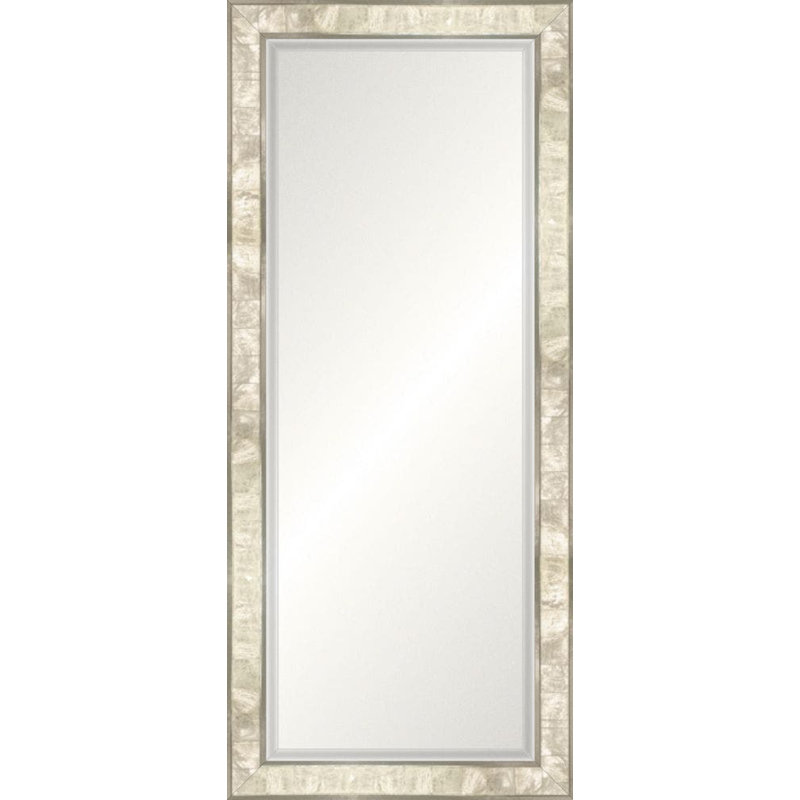 Capiz Shell Vanity Mirror, Rectangle 20" x 14", Non-Beveled, Capiz Shell with Gold