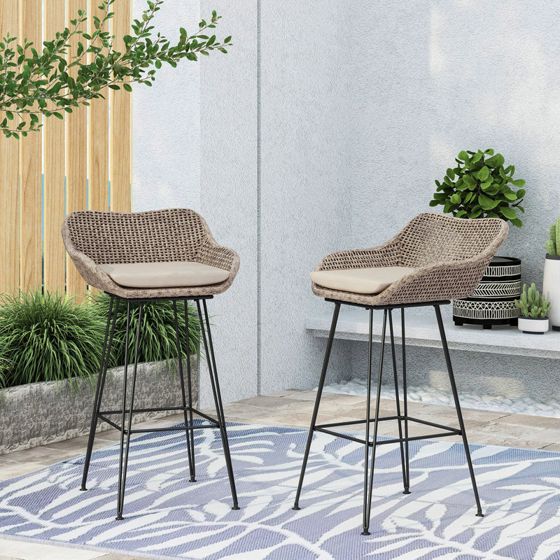 PE Rattan BAR STOOL