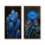 Cactus bleu clair et noir clair de lune - Cactus floral, ensemble de 2 pièces-2080809414-2080809417-2080809409