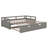 Twin Daybed With Trundle, Extendable Design-1443908144