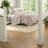 Reversible King Bedding Sets, Microfiber Rustic Quilt With Scalloped Edges