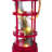 Metal and Glass Lantern with 8 Warm White LED Lights-1432527922
