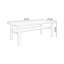 Bureau rectangulaire en bois massif Burlywood-1196286475