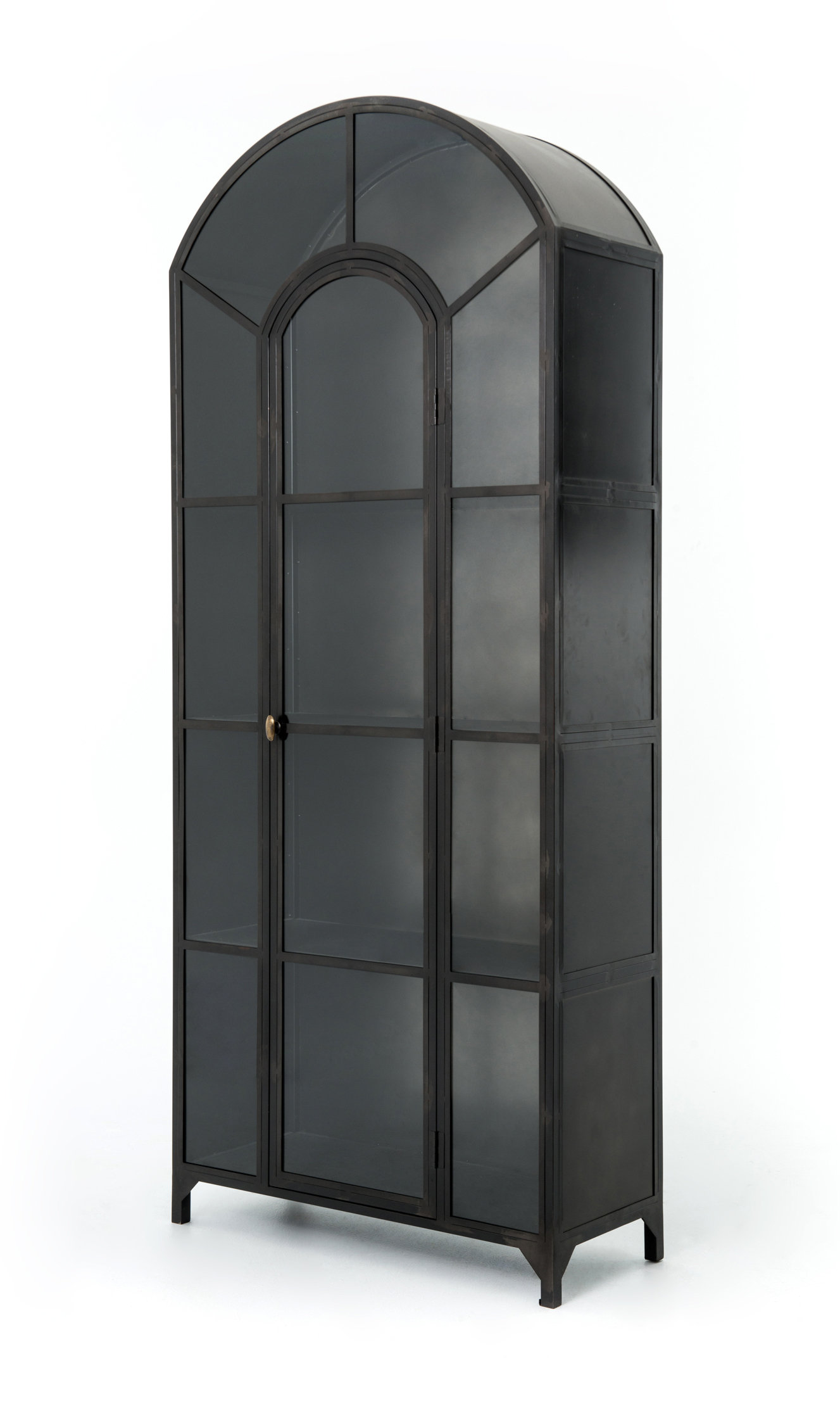 Four Hands Belmont 92.5 H" x 39.5" W Iron Standard Bookcase & Reviews | Perigold