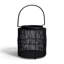 Wire Tabletop Candle Black Lantern with Handle for Indoor and Outdoor Use-1591451105