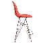 Tabouret de bar Juhani en acrylique moderne avec structure en acier chromé, tabouret fantôme sans dossier de 29,5 po de hauteur pour îlot de cuisine et table de pub, capacité de 300 lb robuste, siège en lucite transparent avec repose-pieds-1685343261