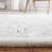 Abdouallah Floral Handmade Tufted Wool Area Rug in Grey / Ivory-726430501