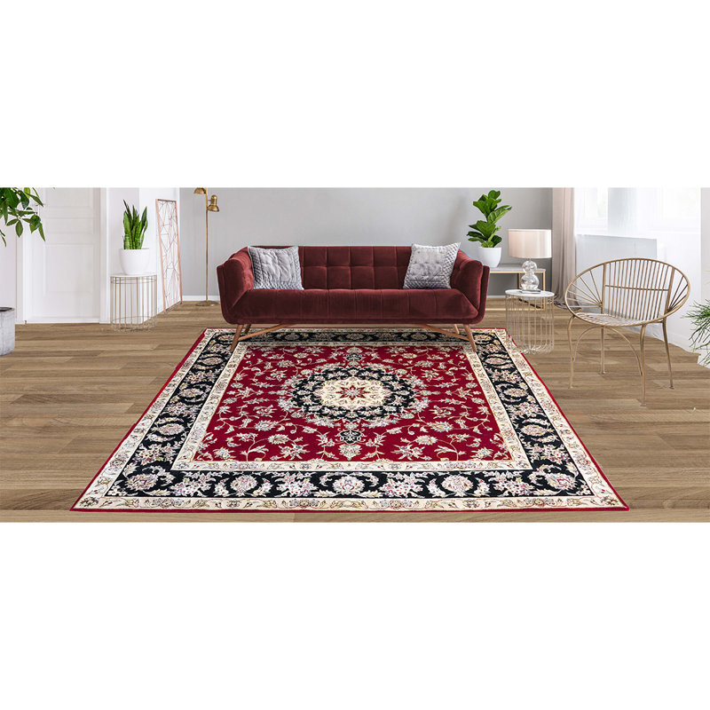 Oriental Area Rug, Square 5' x 5'