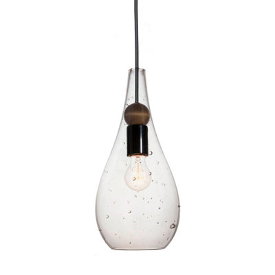 Luminaire suspendu en forme de larme à 1 lumière Earth