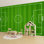 Murale auto-adhésive moderne pour la chambre à coucher Peel and Stick L 69 po x l 96 po avec imprimé de terrain de soccer vert