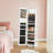 Ardolino 15'' Wide Jewellery Armoire with LED and Flip-over Makeup Shelf
