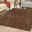 TAPIS EN POLYESTER ÉCOLOGIQUE TUFFÉ À LA MAIN - Couleur beige | Conception solide