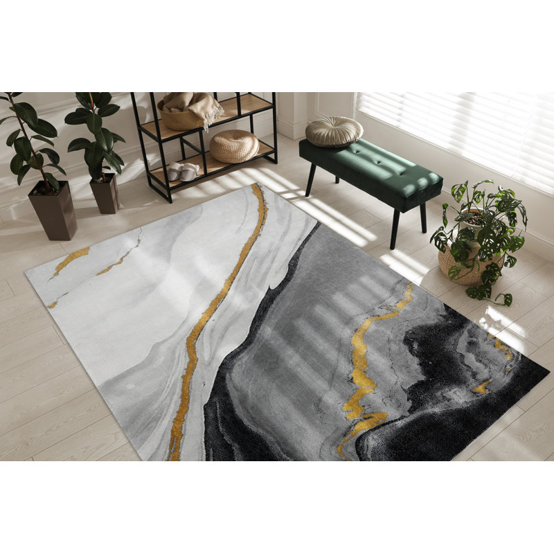 Ridgely Abstract Area Rug, Rectangle 200 x 290cm