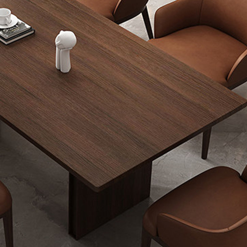 Table de salle à manger d'inspiration rétro, H 29,52 po x L 78,74 po x l 39,37 po