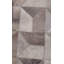 Natural Hide Cowhide Geometric Area Rug in Gray/Brown/Dark Gray-25306946