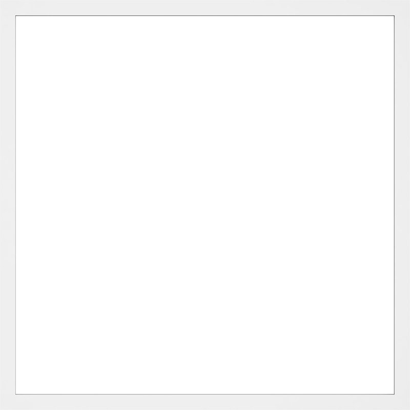 Panneau mural Prescott 3D en blanc, H 32 po x l 40 po x P 0,38 po