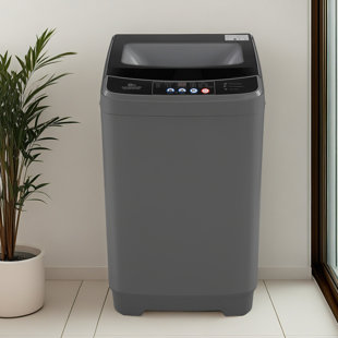 Portable Washing Machine, 17.8Lbs Capacity Full-Automatic Portable Washer, 2.4Cu.Ft Washer And Dryer Combo With Drain Pump, LED Display, 10 Programs & 8 Water Levels For Apartment Dorm RV