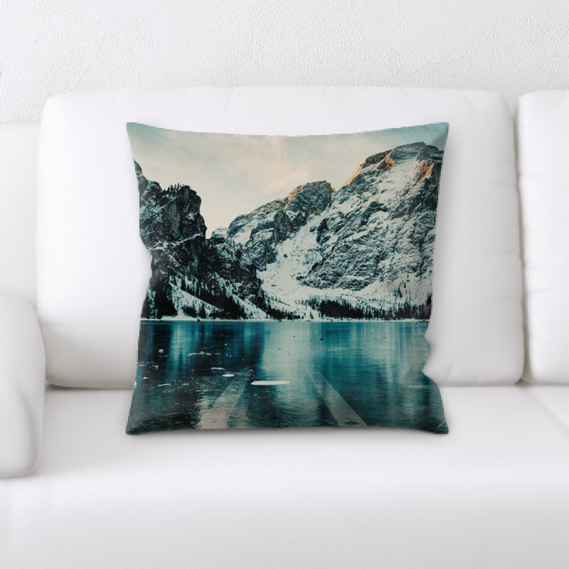 Microsuede Reversible Throw Pillow