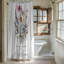 Rideau de douche 1 pièce Vibrant Bloom-4454442