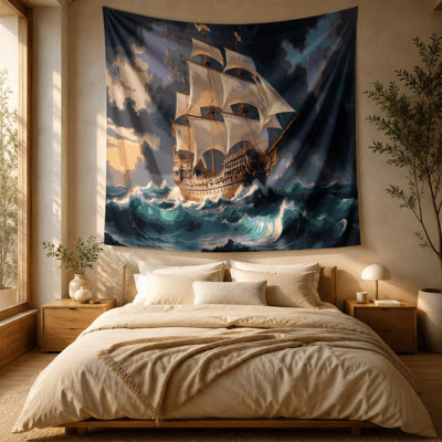 Tapisserie murale Nautical Galion