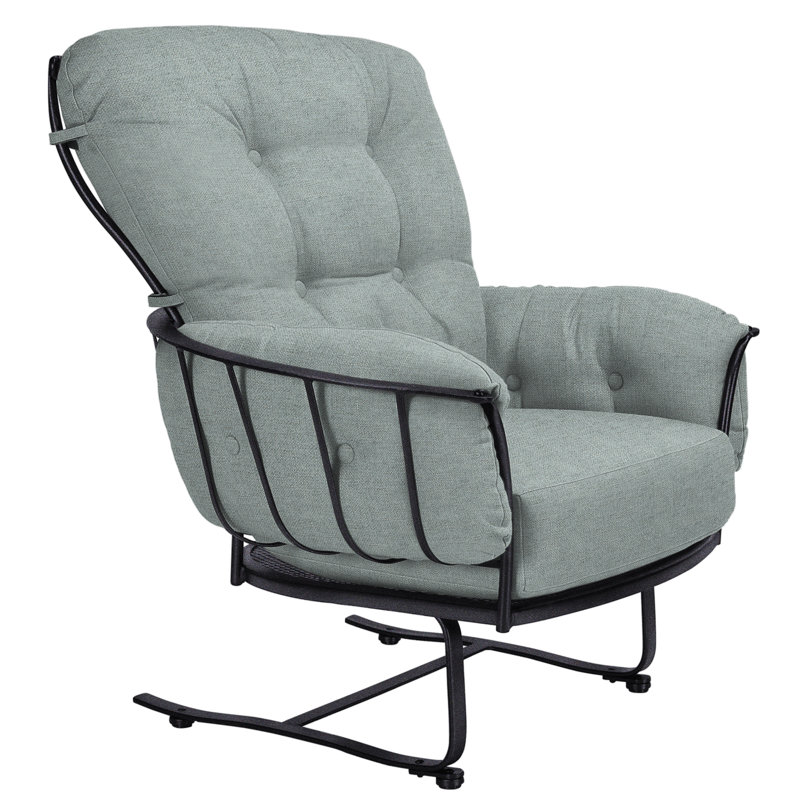 Monterra Outdoor Lounge Chair, Graphite, Flagship Stone Sunbrella®