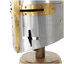 Sculpture Goldwasser Cole et casque en fer