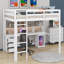 Lit mezzanine double avec tiroirs Andhy Kids
