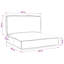  Ensemble de coussins de palette 2 pièces, tissu taupe Oxford-1279768113