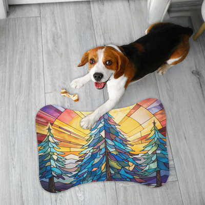 Tapis de repas en forme d'os - 1 pièce