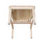 Chaise d'appoint en bois massif Maner
