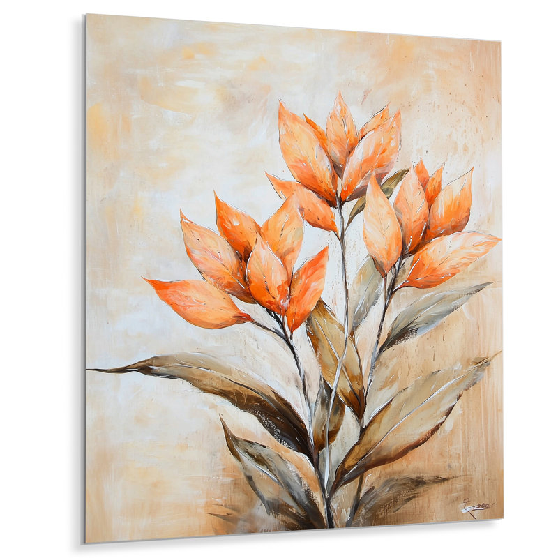 «Soft Soft Vintage Wildflowers I - Botanicals», impression murale en métal, H 20 po x l 12 po