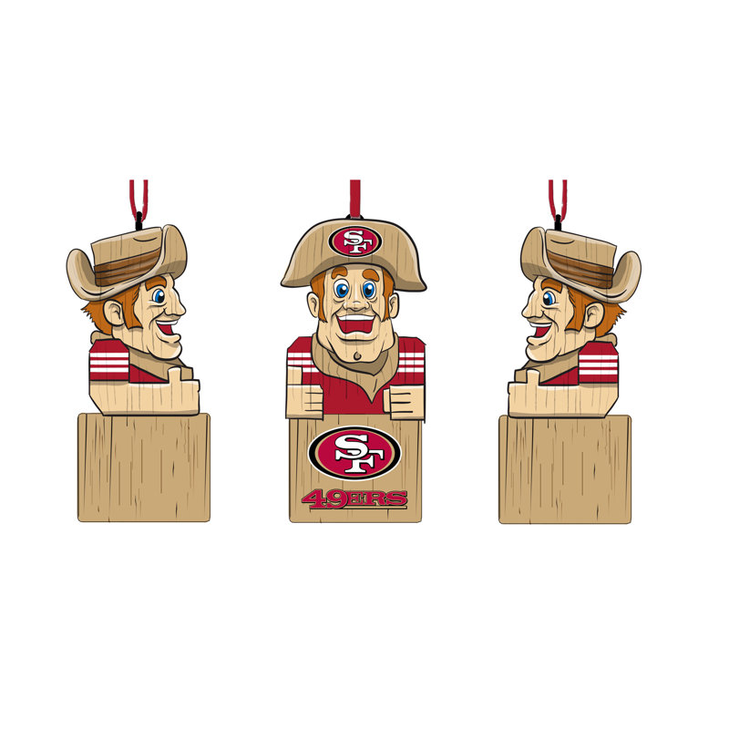 Figurine décorative à pendre Mascot, San Francisco 49ers