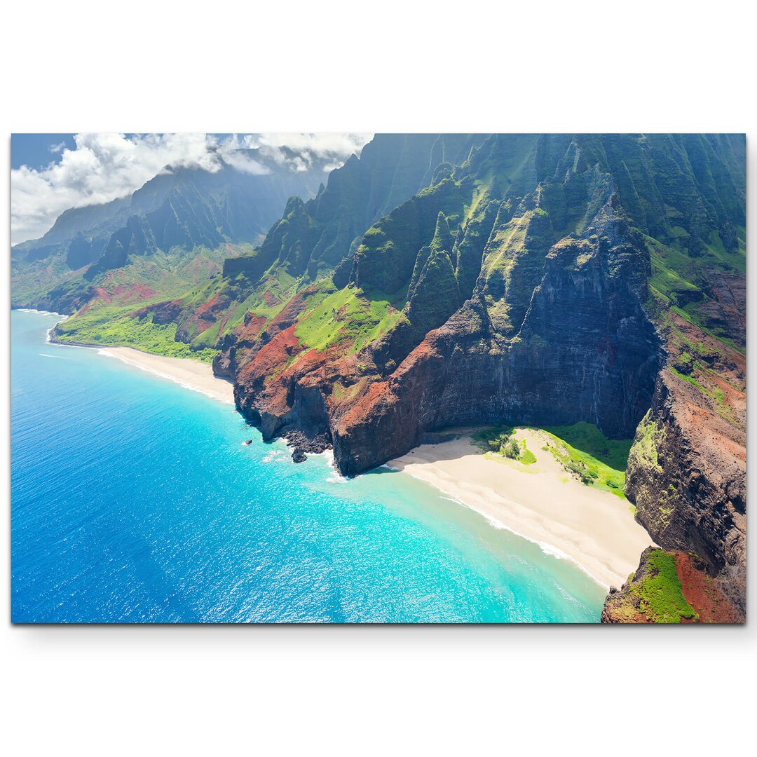 Leinwandbild Na Pali Küste auf Kauai Hawaii