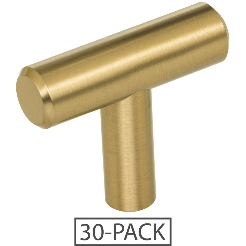 Naples Cabinet "T" Knob, Satin Bronze