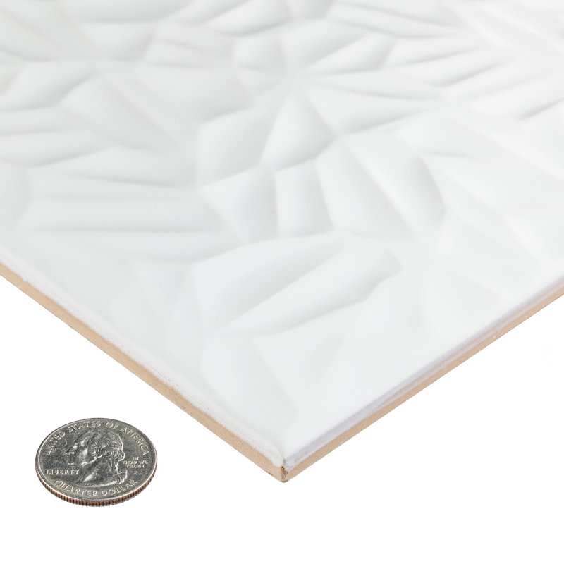 More 9.88" x 15.75" Ceramic Subway Wall Tile