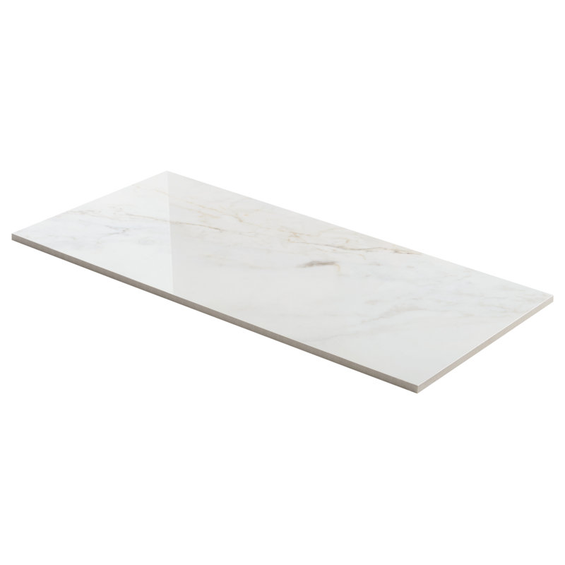 Dapple 11,81 po X 23,62 po Carrelage mural et de plancher en porcelaine polie aspect marbre (11,62 pieds carrés / caisse)