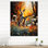 Cesaria - Kangaroo Wall Clock